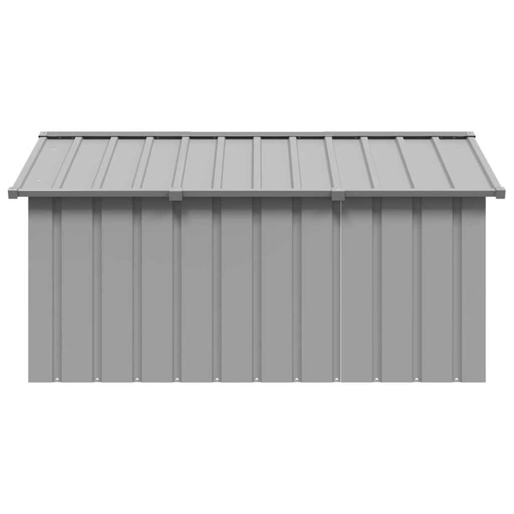 Dog House Gray 45.9"x60.2"x32.1" Galvanized Steel