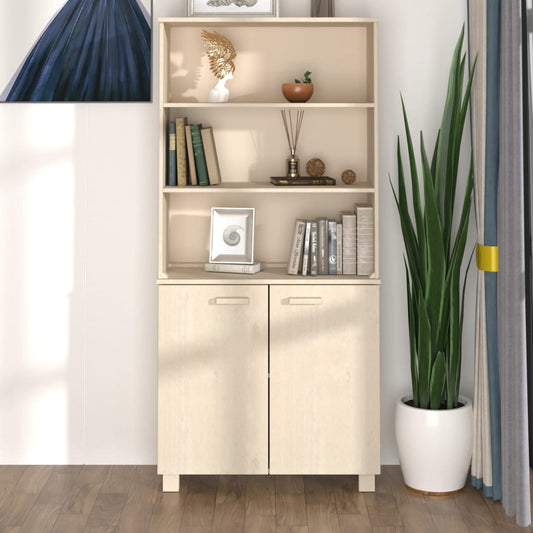 Highboard HAMAR Solid Wood Pine Honey Brown