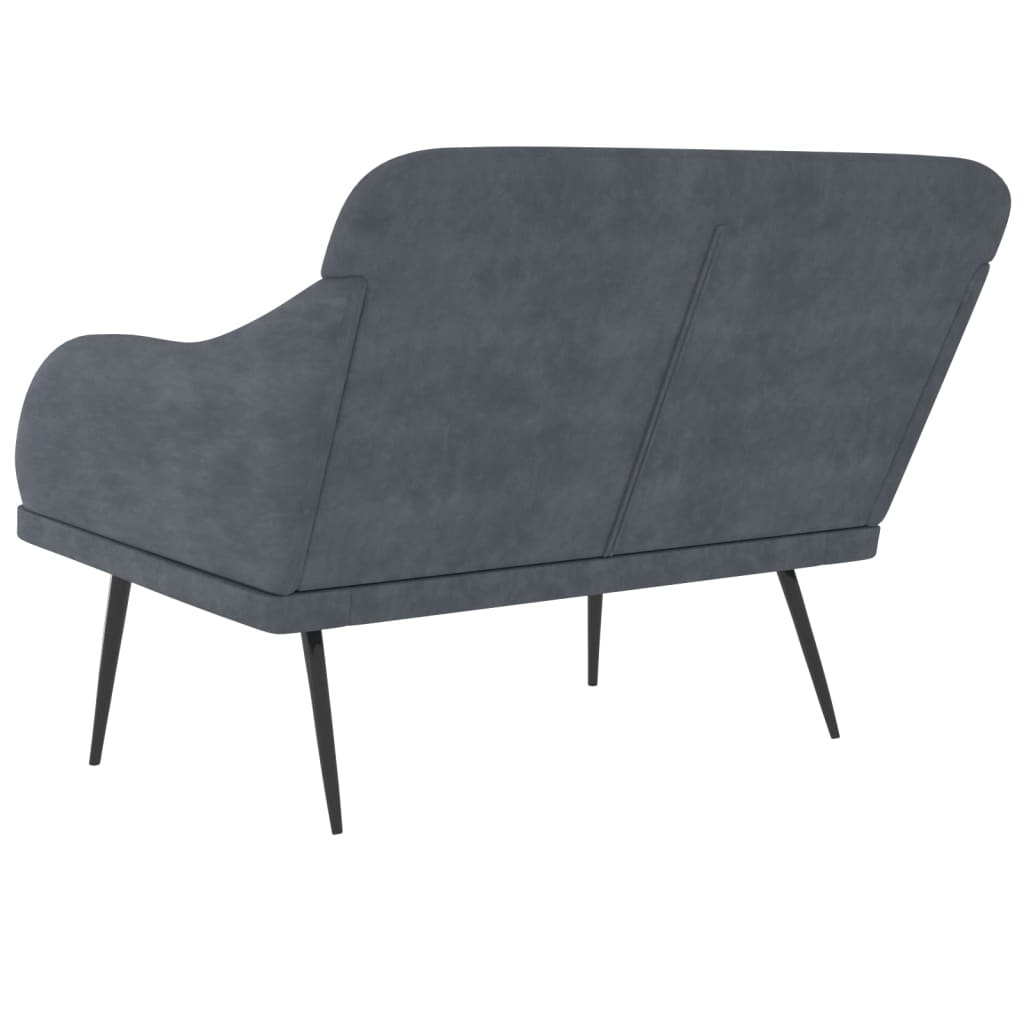 Bench Dark Gray 43.3"x29.9"x31.5" Velvet