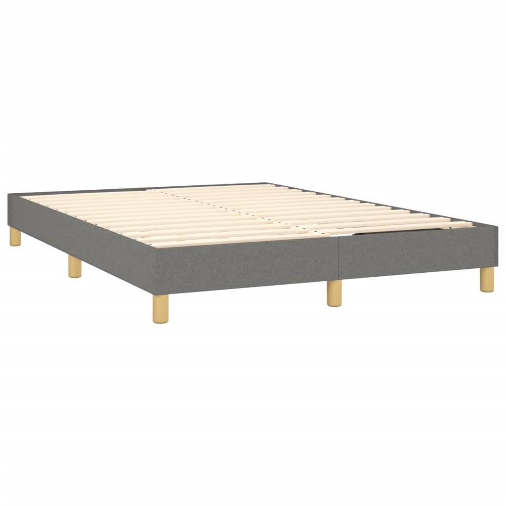 Bed Frame Dark Gray 53.9"x74.8" Full Fabric