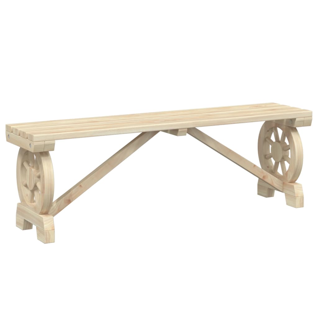 Patio Bench 45.3" Solid Wood Fir