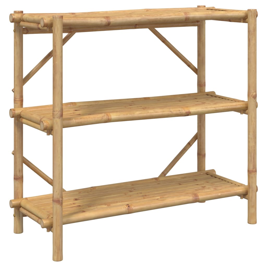 3-Layer Shelf 39.4"x15.7"x35.4" Bamboo