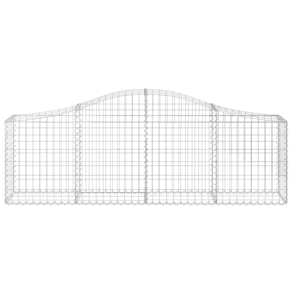 Arched Gabion Basket 78.7"x11.8"x23.6"/31.5" Galvanized Iron