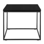 20" Black Square End Table