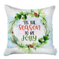 Set of 4 Merry Christmas Tis the Season Thow Pillows