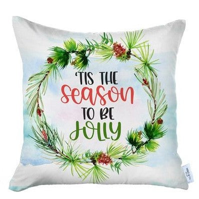 Set of 4 Merry Christmas Tis the Season Thow Pillows