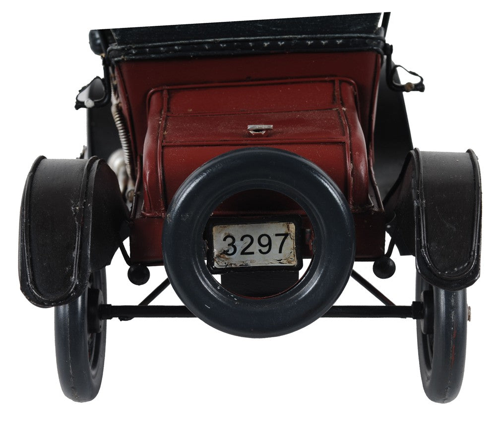 c1924 Red Ford Model T Car Sculpture