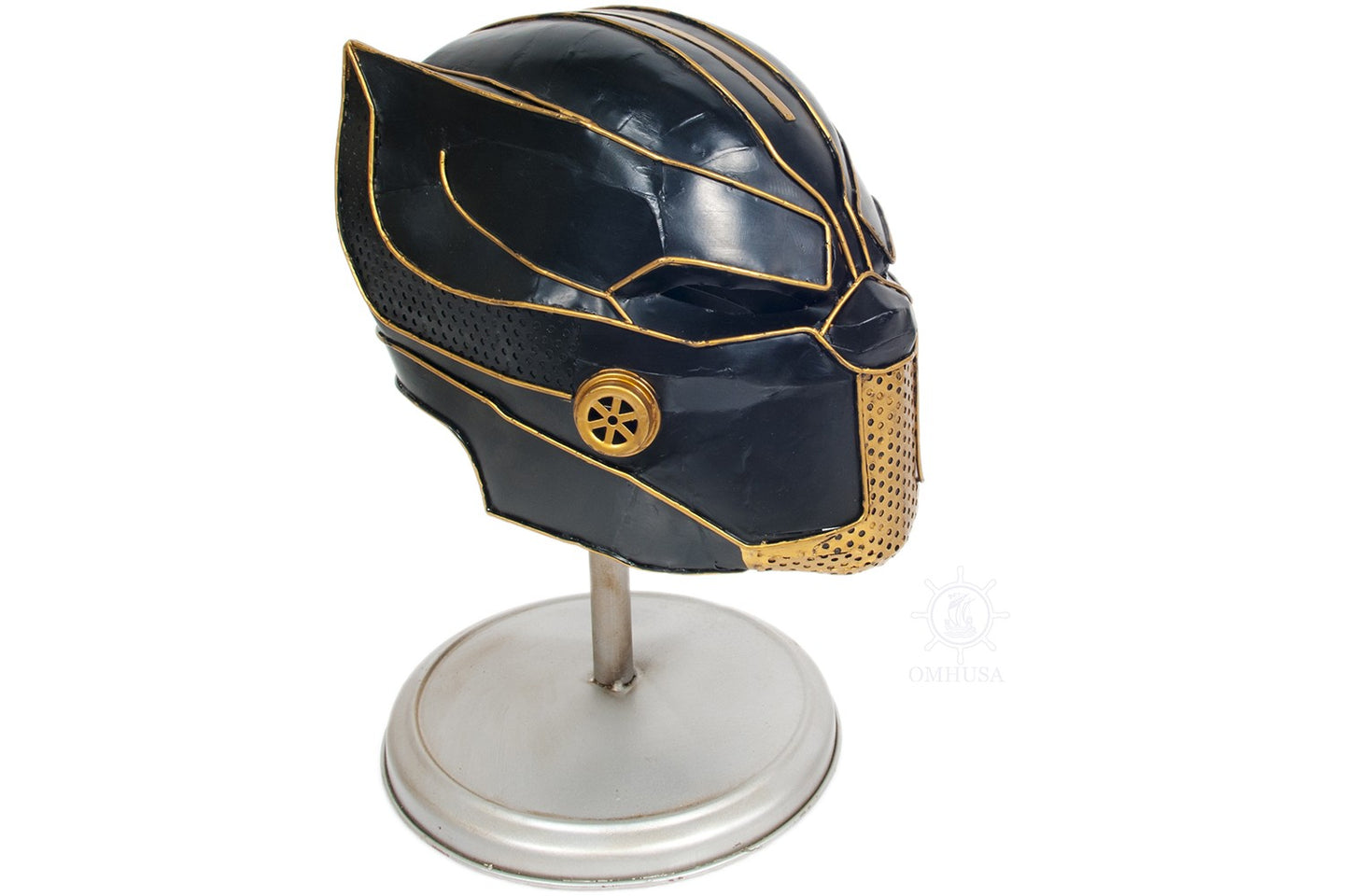 Black Panther Helmet Sculpture