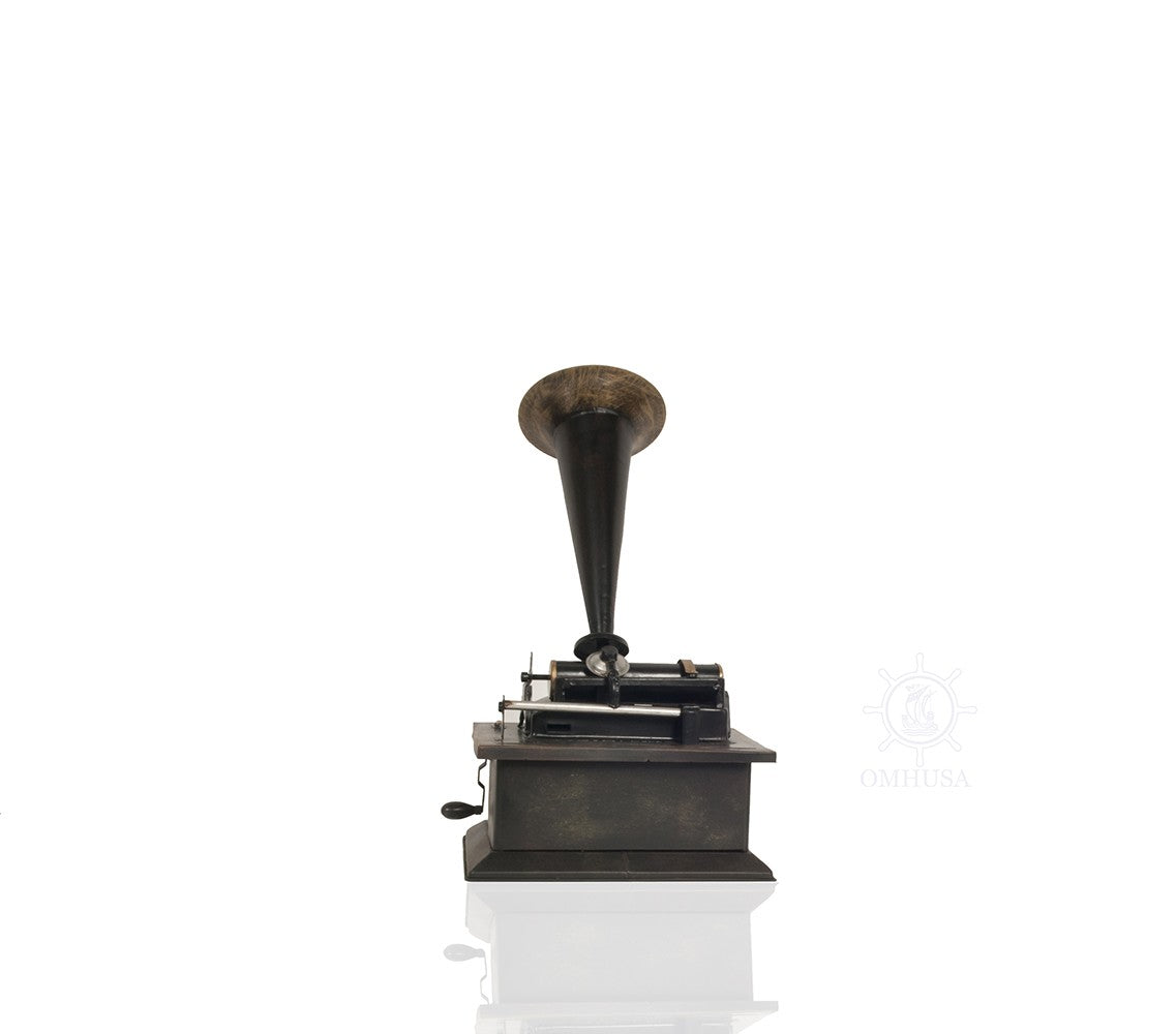 c1901 Edison Standard Phonograph Replica Sculpture