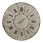 Rustic Farmhouse Distressed Tin Round Wall Clock