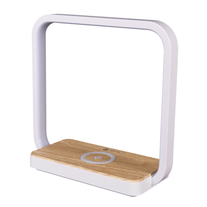 Contemporary White Wireless Phone Charger