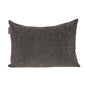 Shimmering Gray Beaded Luxury Throw Pillow