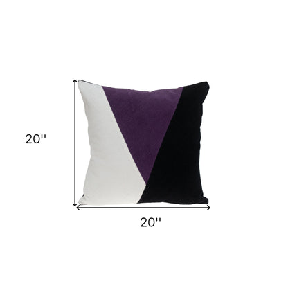 20" MULTICOLOR Cotton Blend Throw Pillow