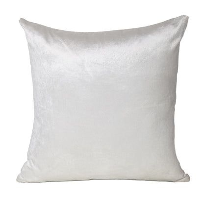 18" X 18" White Cotton Zippered Pillow