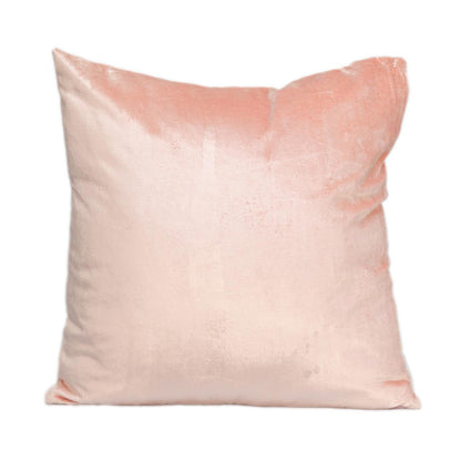 20" Pink Cotton Blend Throw Pillow