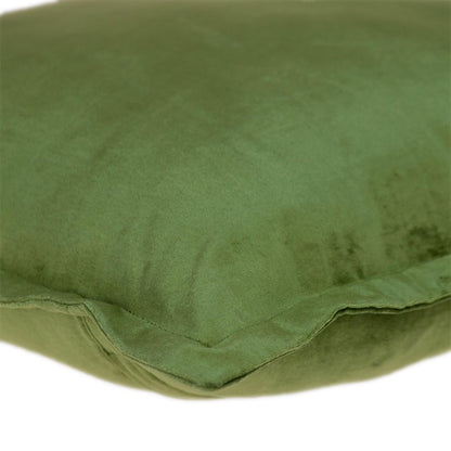 Premier 24" Soft Touch Olive Green Solid Color Accent Pillow