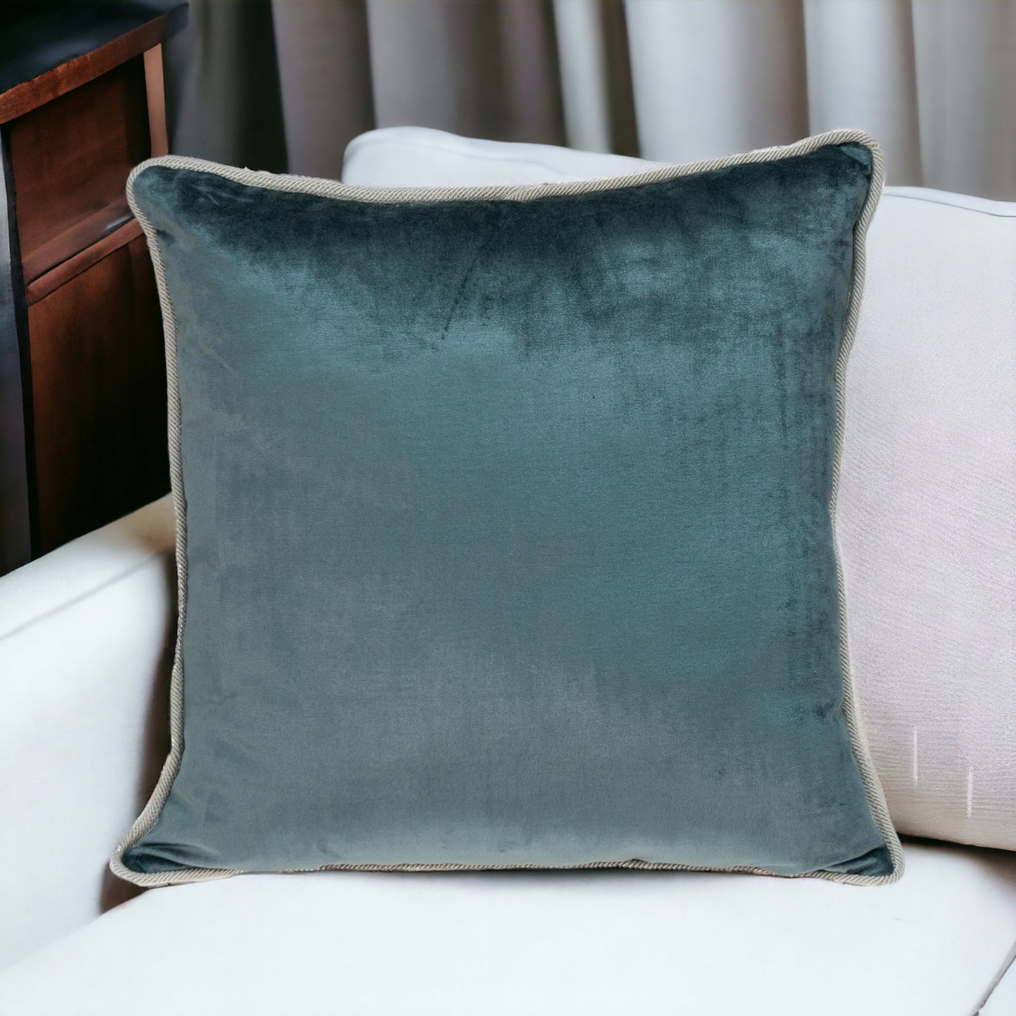 20" Gray Throw Pillow