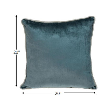 20" Gray Throw Pillow