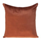 Brown and Pink Dual Solid Color Reversible Throw Pillow