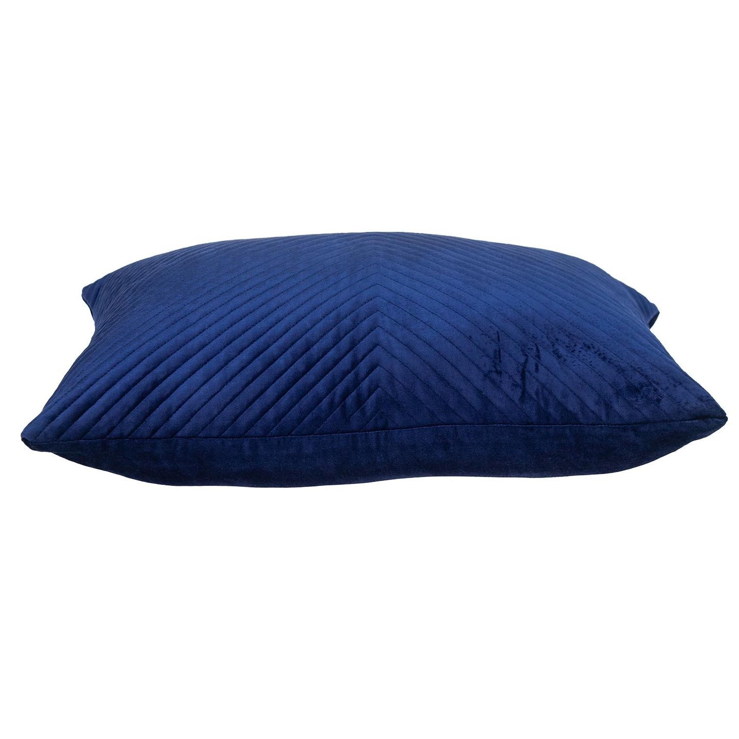 18" X 24" Navy Blue Cotton Blend Throw Pillow