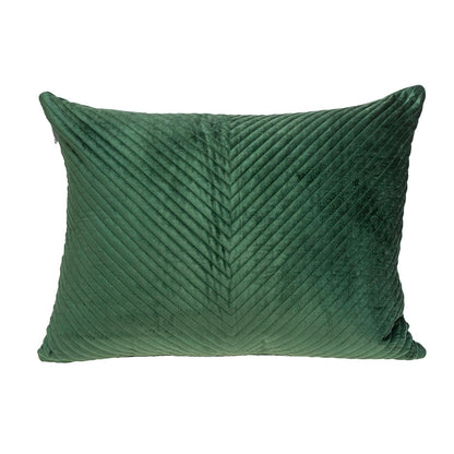 18" X 24" Green Cotton Blend Throw Pillow