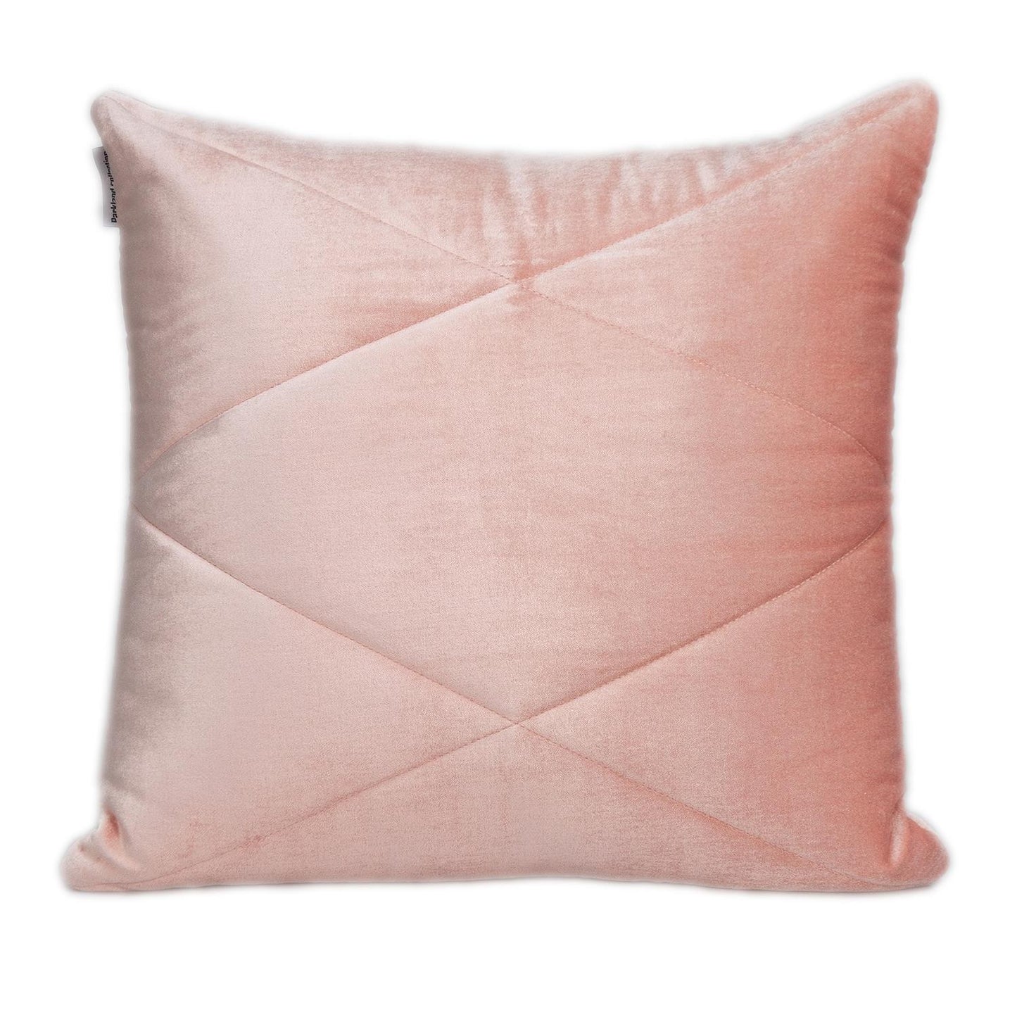 20" Pink Cotton Blend Throw Pillow