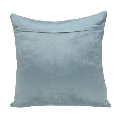 20" Gray Cotton Blend Throw Pillow