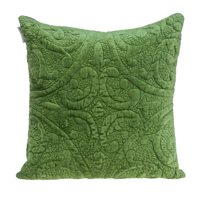 20" OLIVE Cotton Blend Throw Pillow