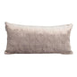 Tufted Diamonds Taupe Velvet Lumbar Accent Pillow