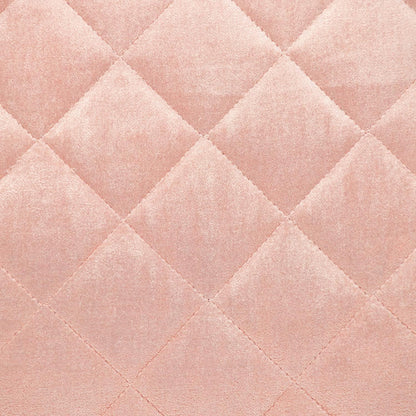 Tufted Diamond Pink Transitional Square Pillow