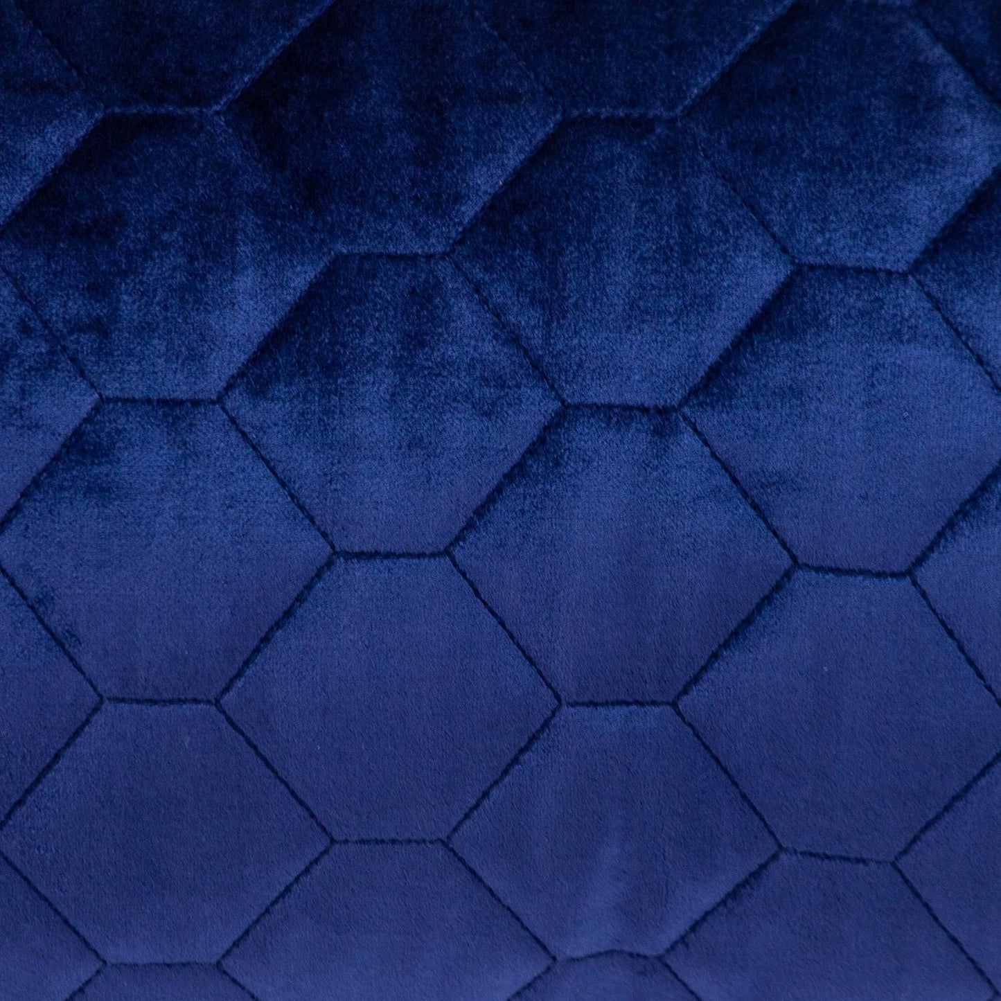 Blue Tufted Velvet Quilted Lumbar Throw Pillow