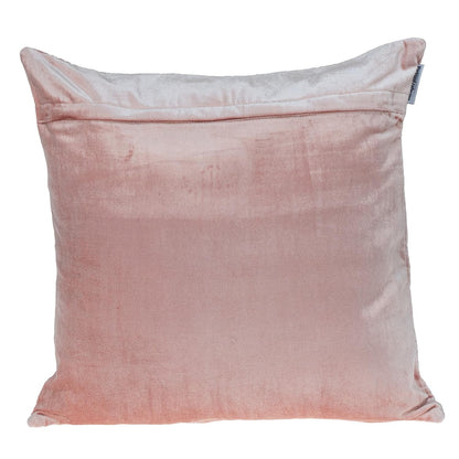 20" Pink Cotton Blend Throw Pillow