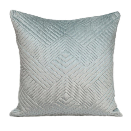 20" Gray Cotton Blend Throw Pillow