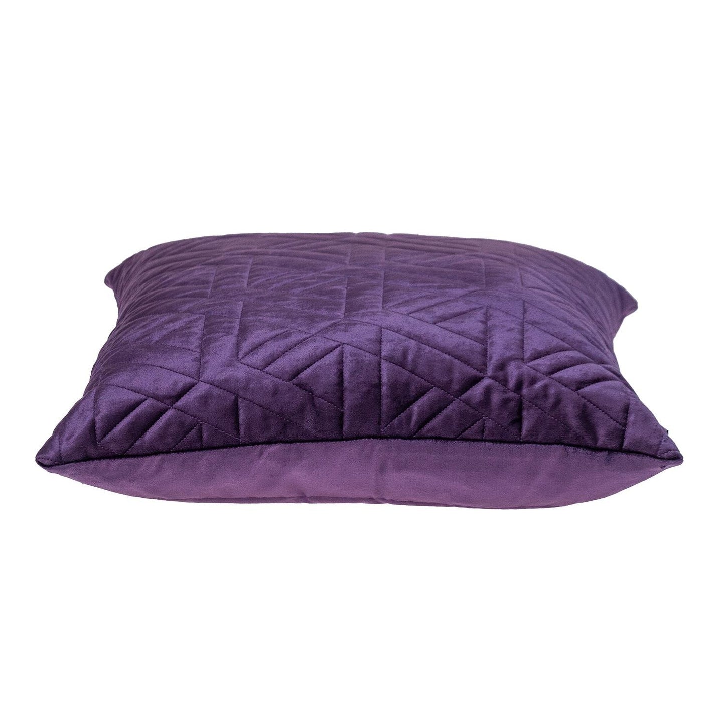 20" Purple Cotton Blend Throw Pillow