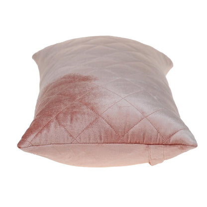 Tufted Diamond Pink Transitional Lumbar Pillow