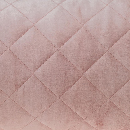 Tufted Diamond Pink Transitional Lumbar Pillow