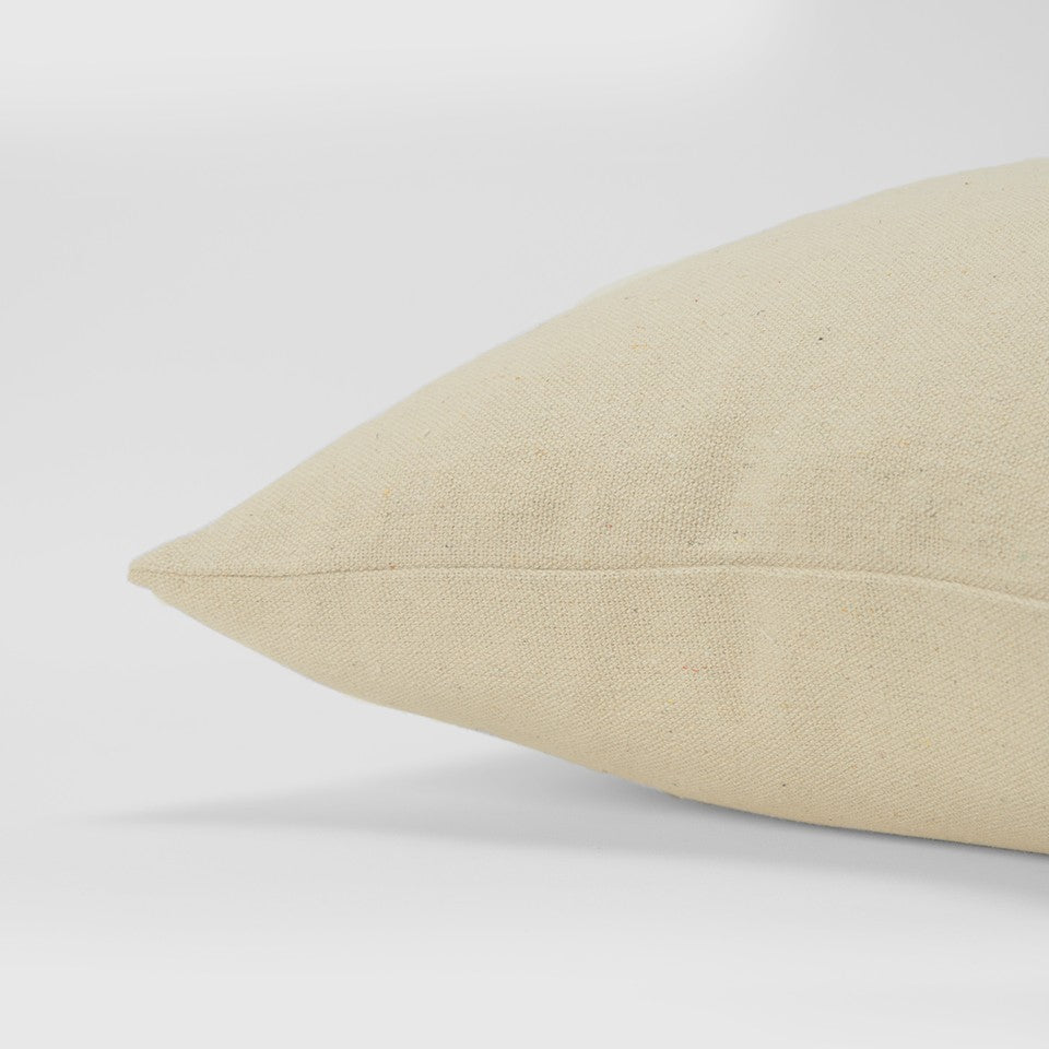 Black Taupe Canvas Be Still Throw Pillow