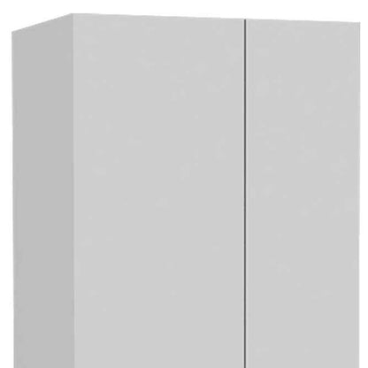 71" White Versatile Tall Pantry Cabinet with Five Shelves