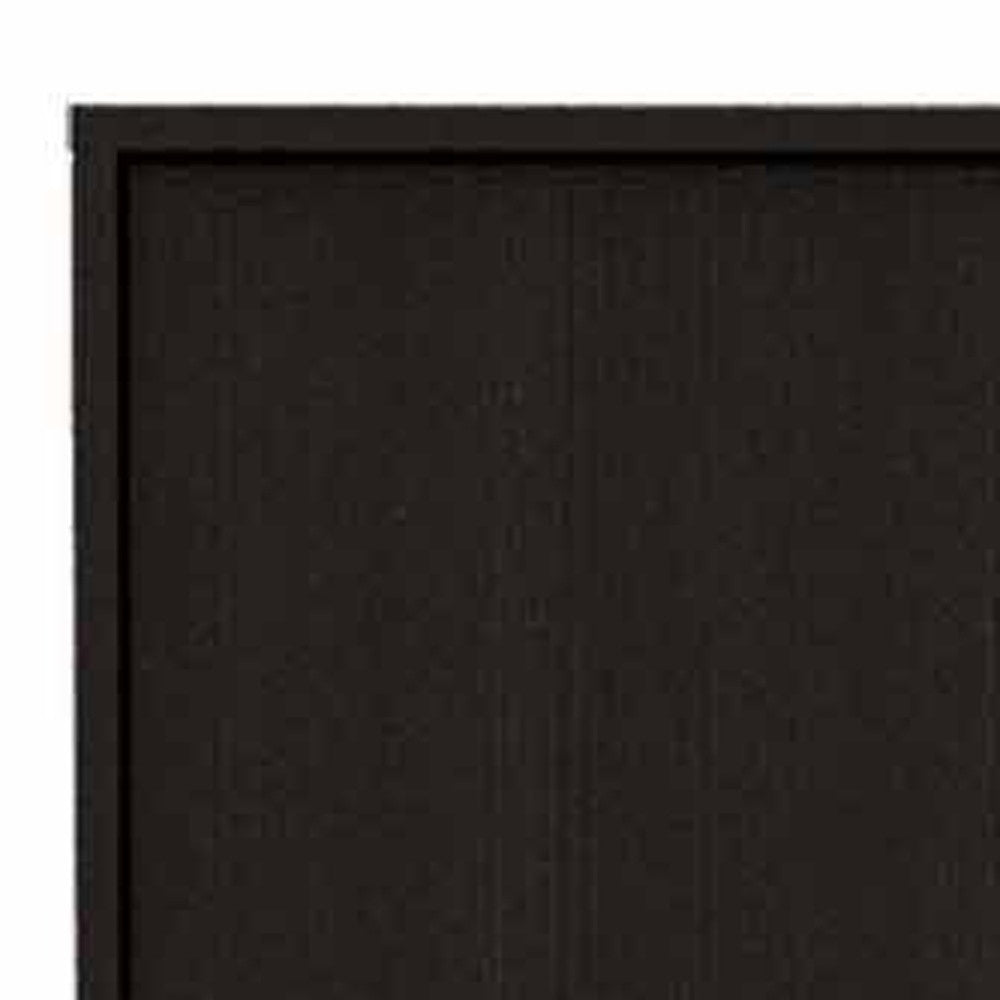 79" Modern Black Pantry Cabinet with Five Shelves