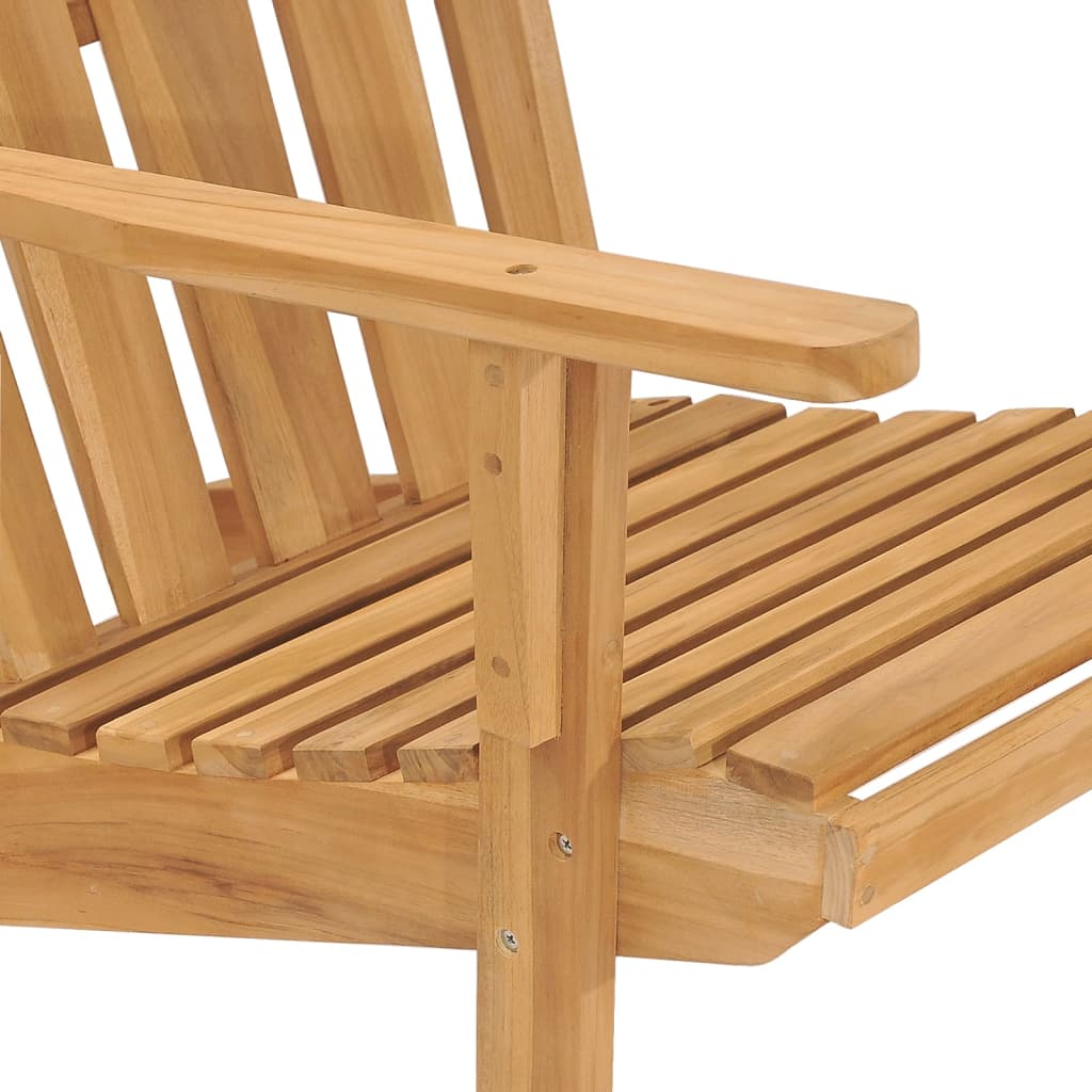 Adirondack Chair Solid Teak Wood