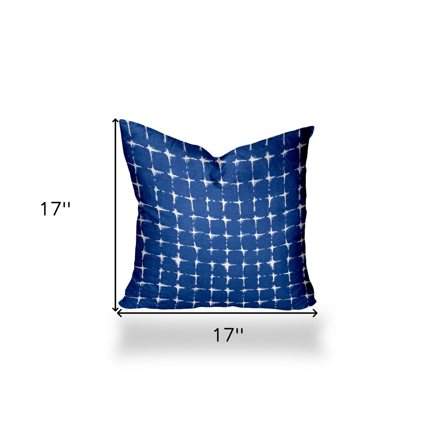 12" X 18" Blue And White Zippered Abstract Lumbar Indoor Outdoor Pillow Cover