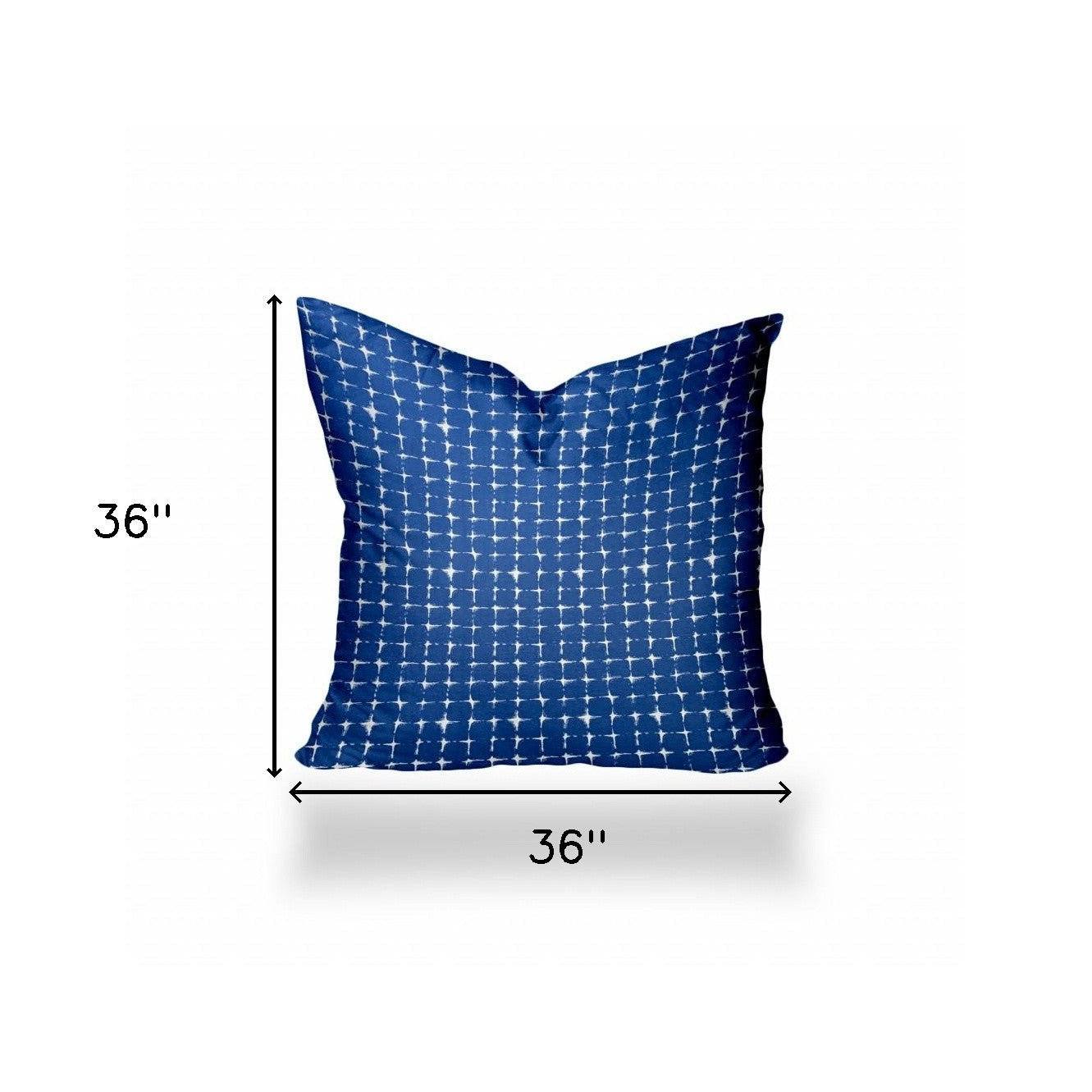 12" X 18" Blue And White Zippered Abstract Lumbar Indoor Outdoor Pillow Cover