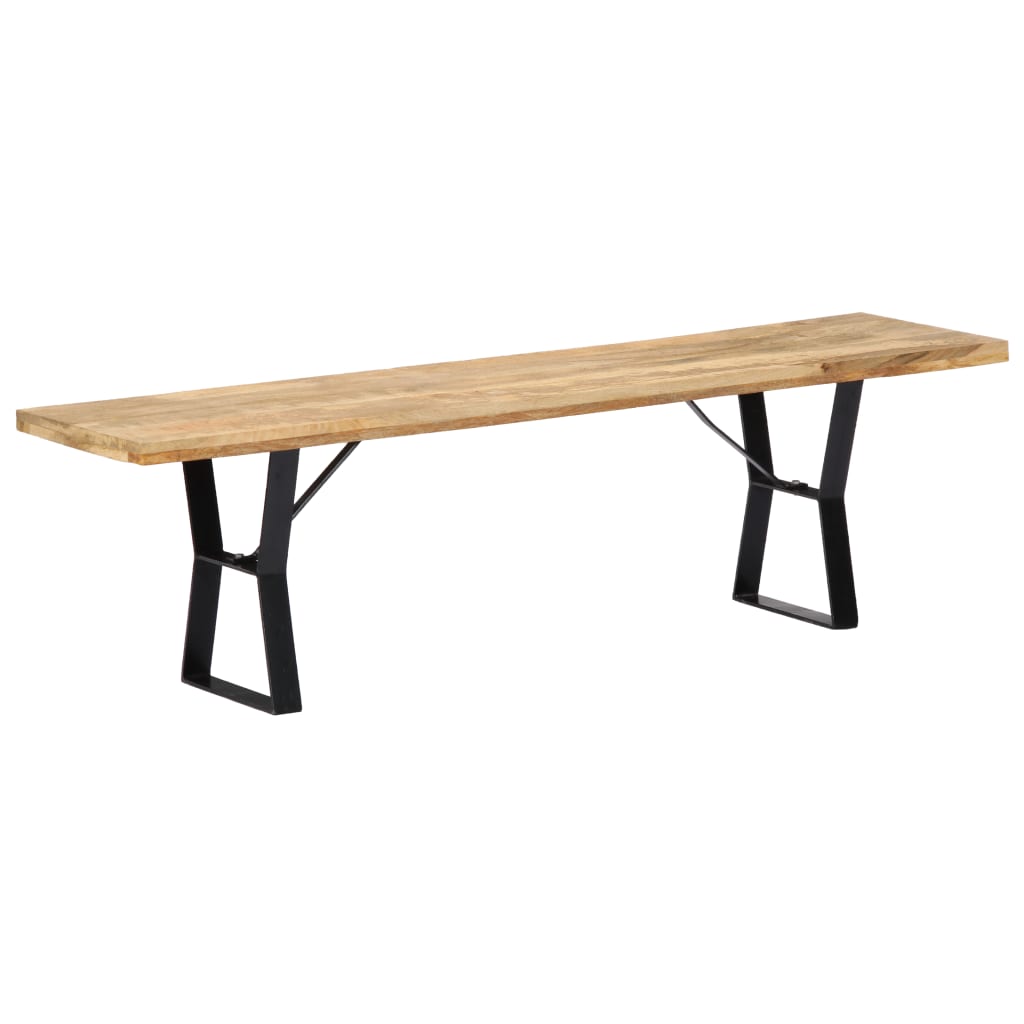 Bench 63" Solid Mango Wood