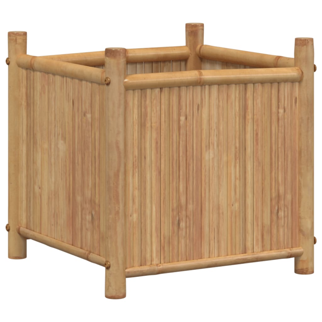 Planter 15.7"x15.7"x15.7" Bamboo