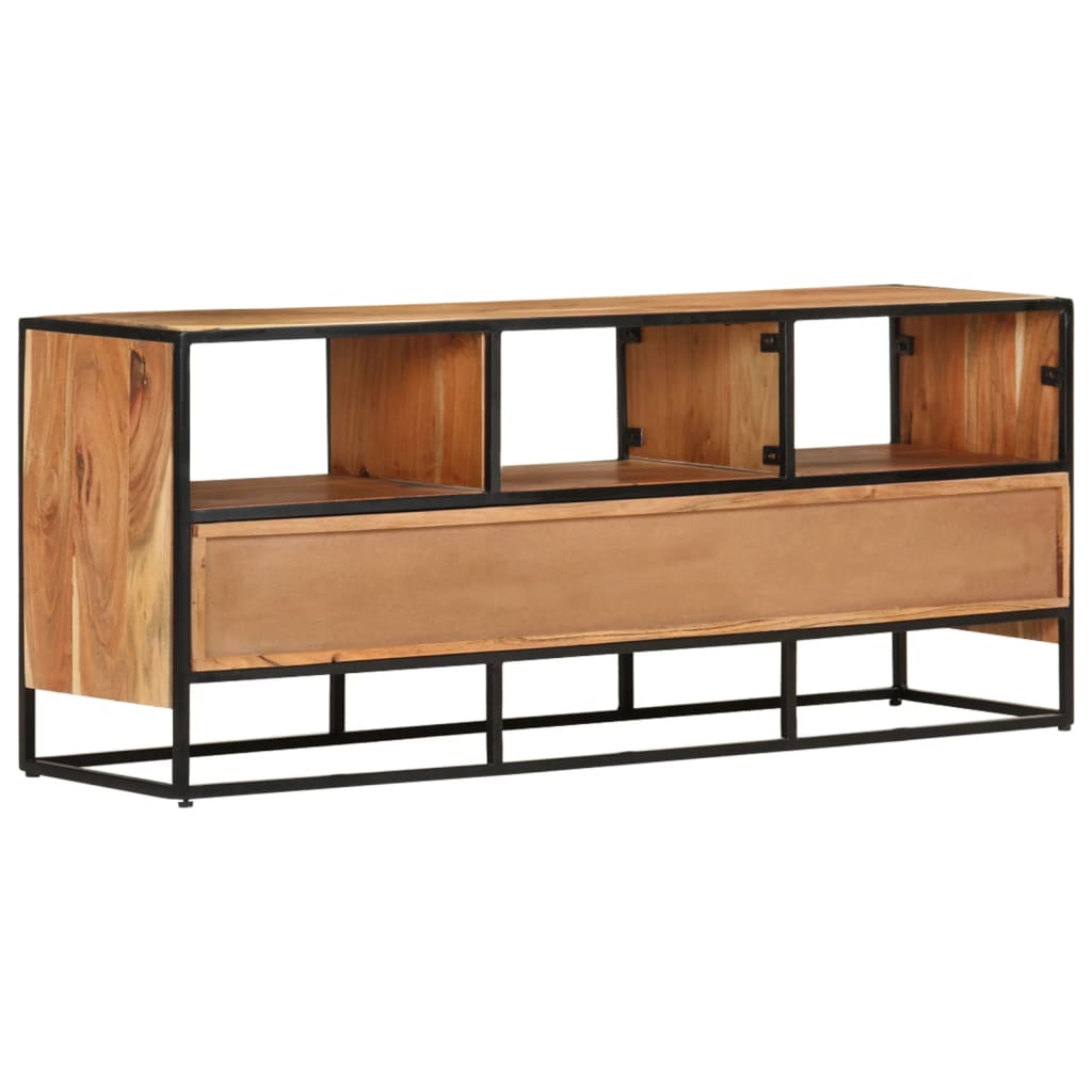 TV Stand 43.3"x11.8"x17.7" Solid Wood Acacia