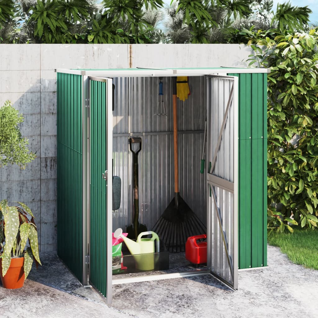 Garden Tool Shed Anthracite 34.6"x35"x63.4" Galvanized Steel