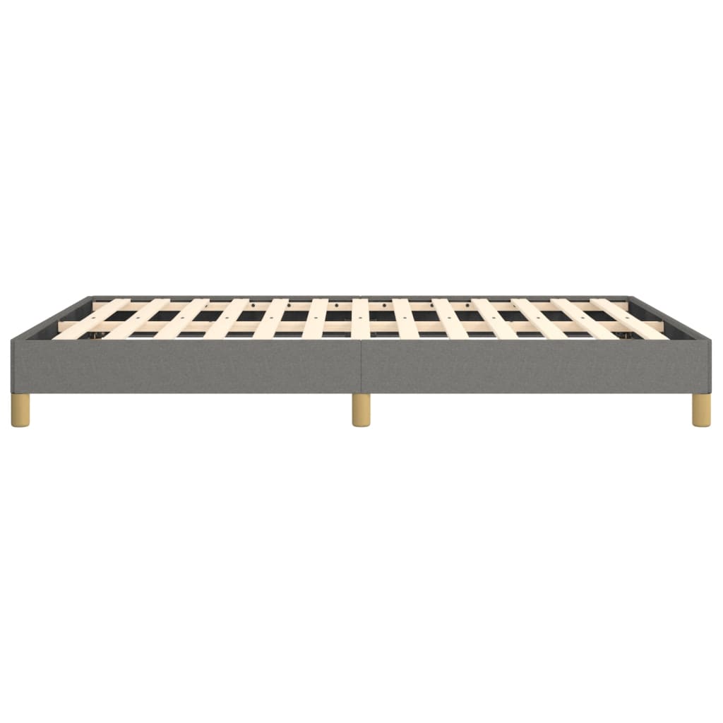 Bed Frame Dark Gray 53.9"x74.8" Full Fabric