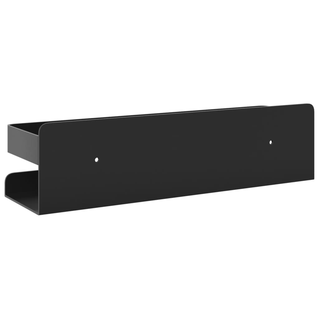 Shower Shelf Matt Black 9.1"x2.6"x2.4" Brushed 304 Stainless Steel