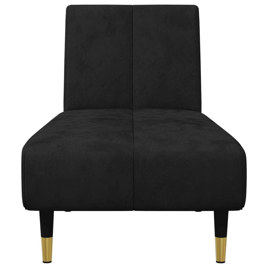 2 Piece Sofa Set Black Velvet