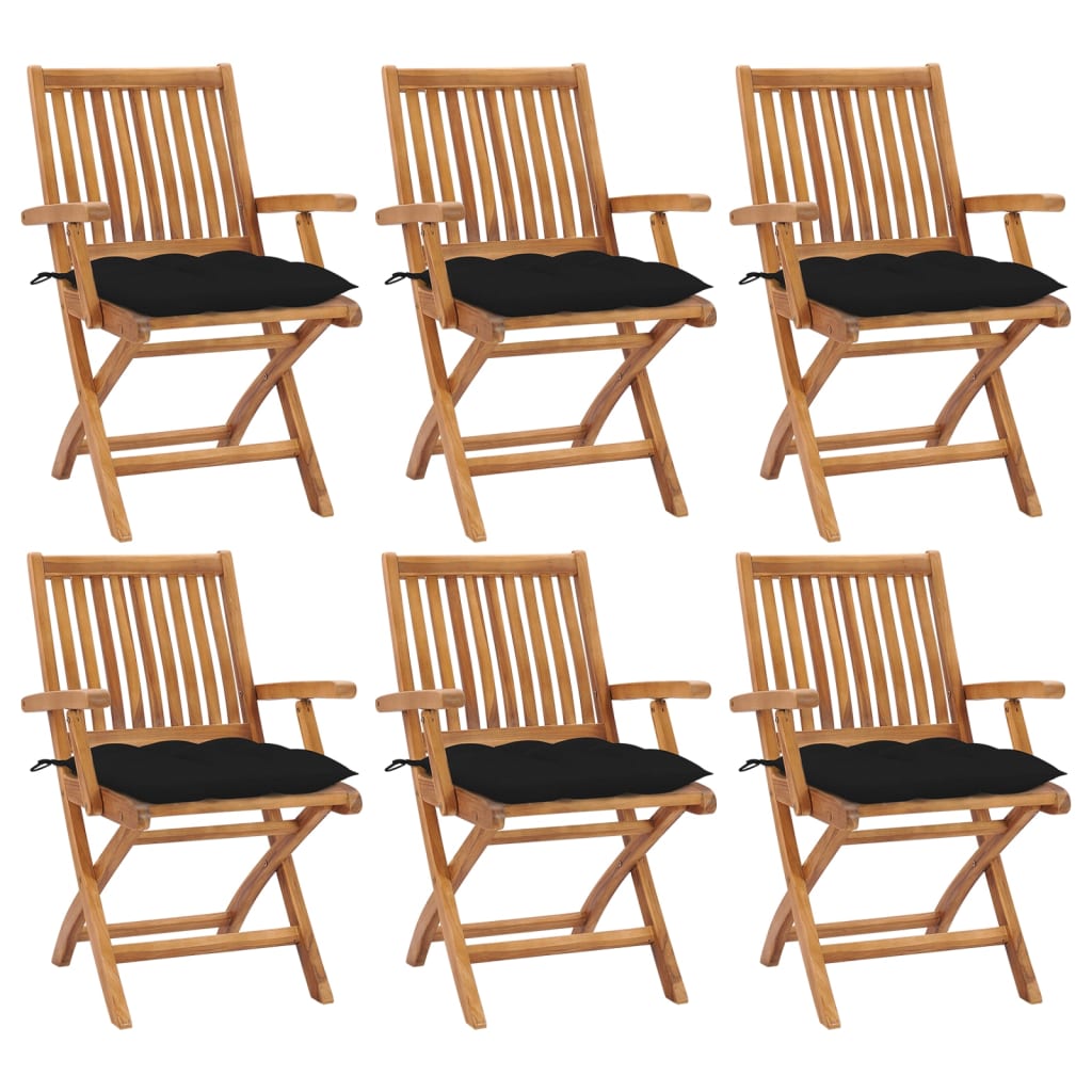 Patio Chairs 2 pcs with Anthracite Cushions Solid Teak Wood